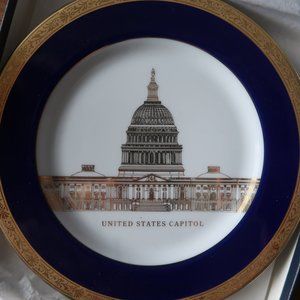 HILLARY CLINTON'S FIRST LADY'S LUNCHEON PLATE